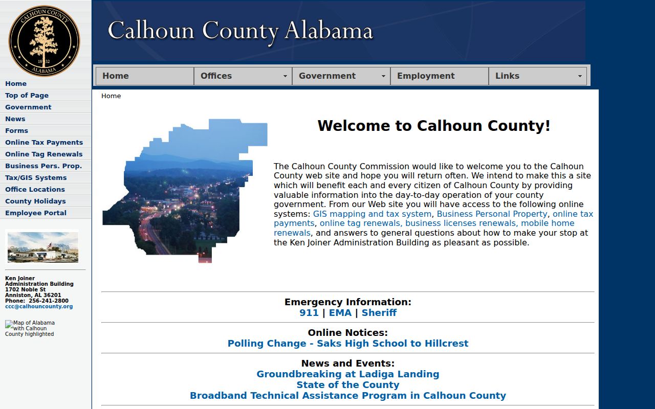 Calhoun County criminal court records search