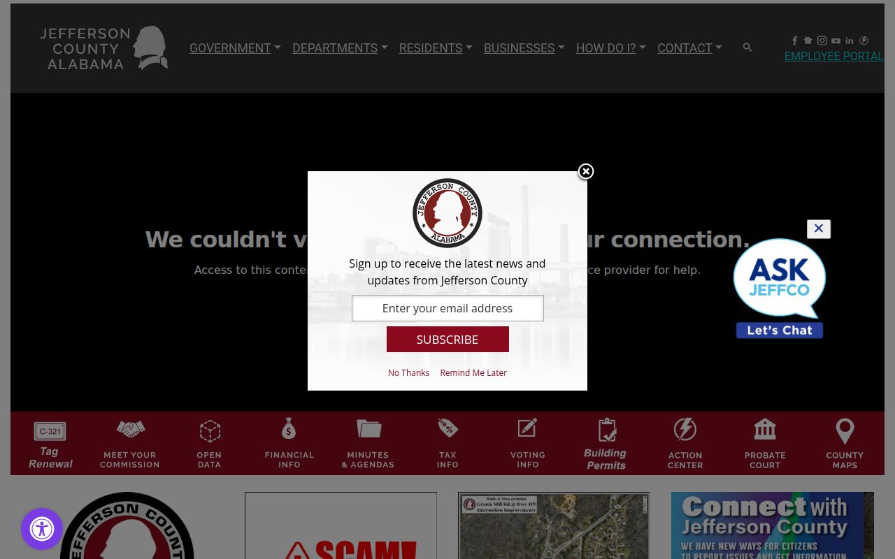 Jefferson County criminal court records search