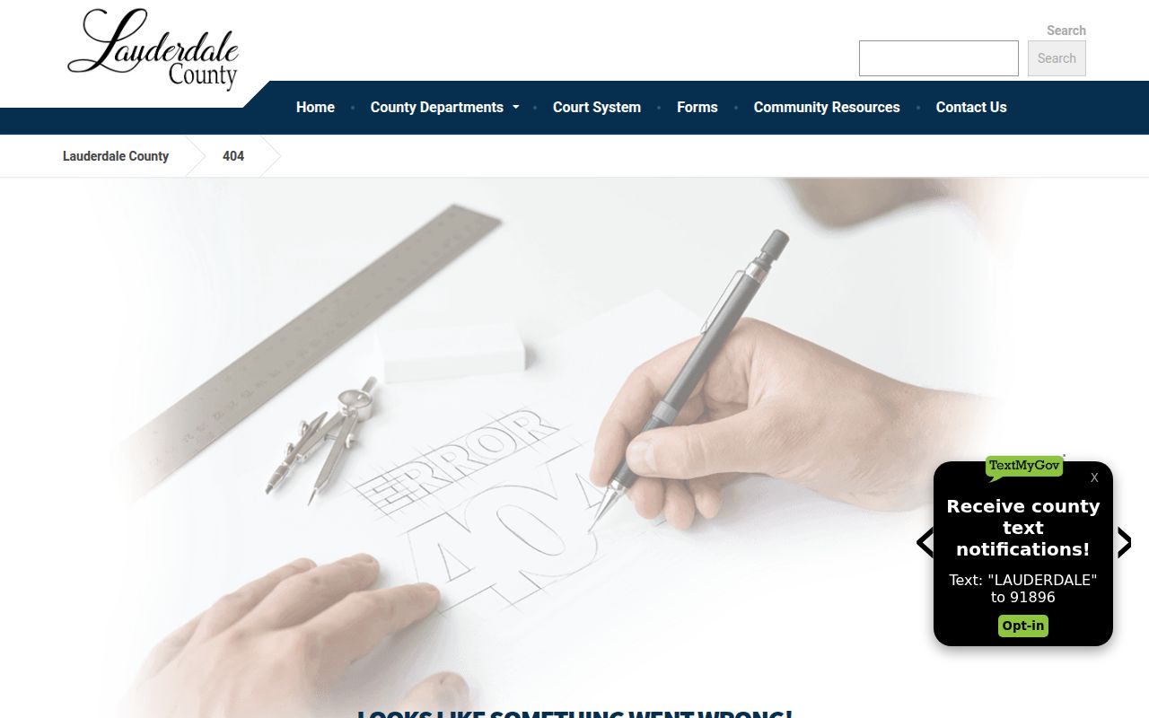 Lauderdale County criminal court records search